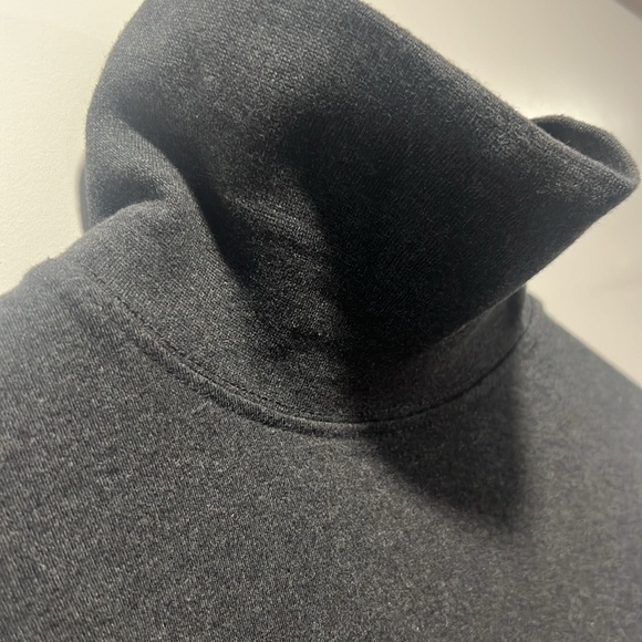 Denver Hayes Men's Modern Fit Long Sleeve Turtleneck - Charcoal, Small - Picture 9 of 10